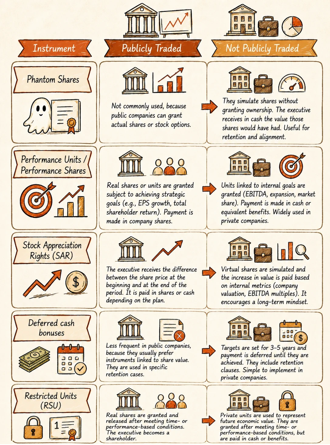 Long-Term Incentives Comparison